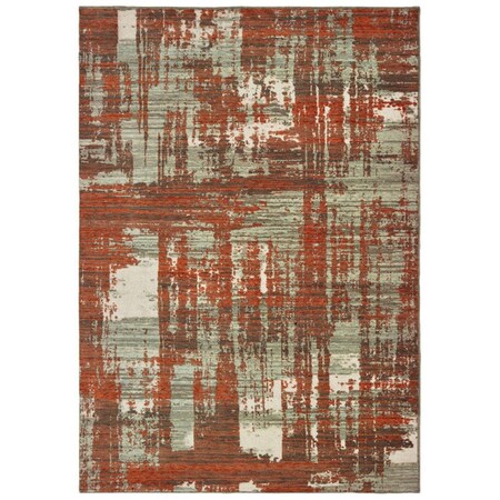 Oriental Weavers 9 ft. 10 in. x 12 ft. 10 in. Montage Rectangle Rug Grey M5990Z300390ST